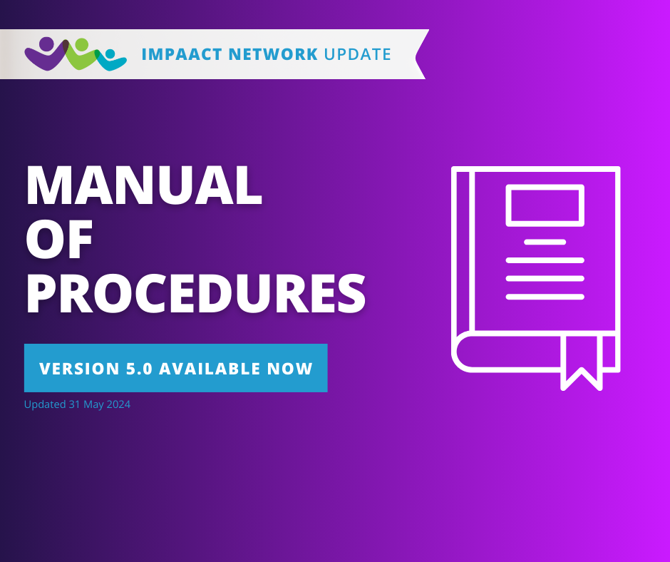 IMPAACT Manual of Procedures Version 5.0 is Now Available